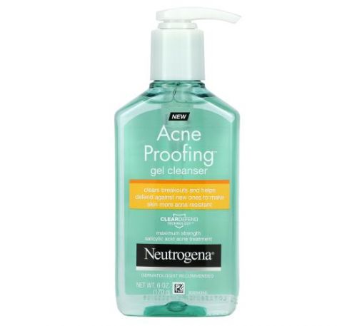 Neutrogena, Acne Proofing, Gel Cleanser, 6 oz (170 g)