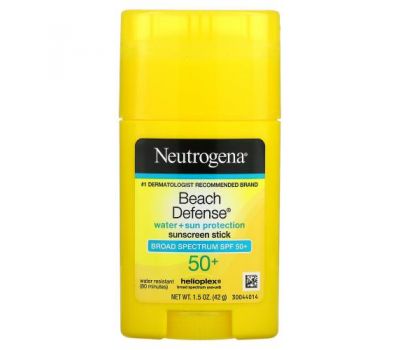 Neutrogena, Beach Defense, Sunscreen Stick, SPF 50+, 1.5 oz (42 g)
