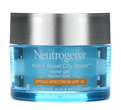 Neutrogena, Hydro Boost City Shield, Water Gel Sunscreen, SPF 25, 1.7 oz (48 g)