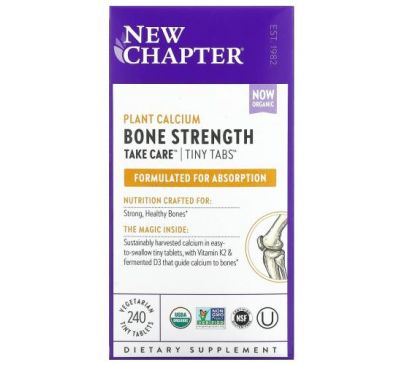 New Chapter, Bone Strength Take Care, 240 Vegetarian Tiny Tablets