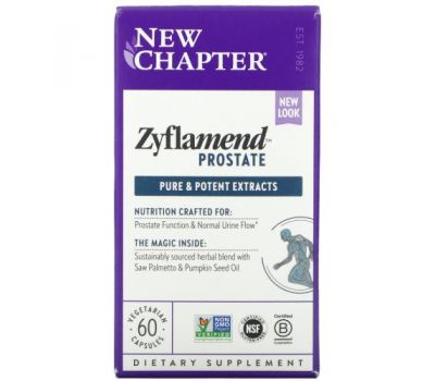 New Chapter, Zyflamend Prostate, 60 Vegetarian Capsules