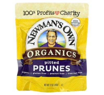 Newman's Own Organics, Organics, Pitted Prunes, 12 oz (340 g)