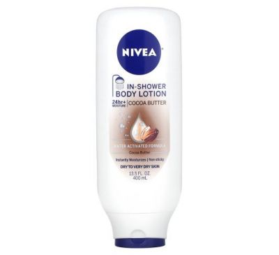 Nivea, In-Shower Body Lotion, Cocoa Butter, 13.5 fl oz (400 ml)