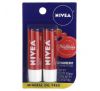 Nivea, Lip Care, Strawberry, 2 Pack, 0.17 oz (4.8 g) Each