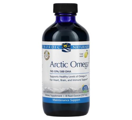 Nordic Naturals, Arctic Omega, Lemon, 8 fl oz (237 ml)