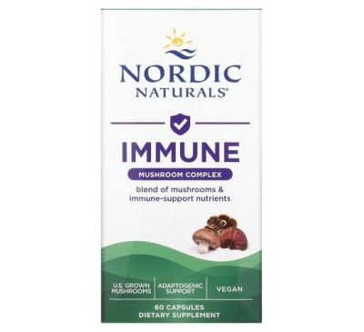 Nordic Naturals, Immune, Mushroom Complex, 60 Capsules