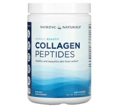 Nordic Naturals, Nordic Beauty, Collagen Peptides, Unflavored, 10.6 oz (300 g)