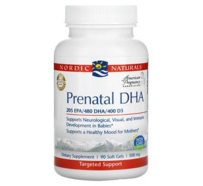 Nordic Naturals, Prenatal DHA, 240 mg, 90 Softgels