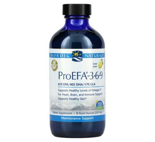 Nordic Naturals, ProEFA - 3-6-9, Lemon , 8 fl oz (237 ml)