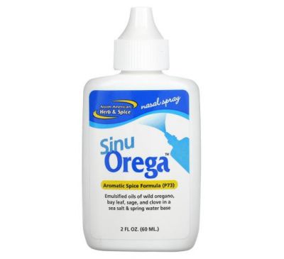North American Herb & Spice, Sinu Orega, Nasal Spray, 2 fl oz (60 ml)