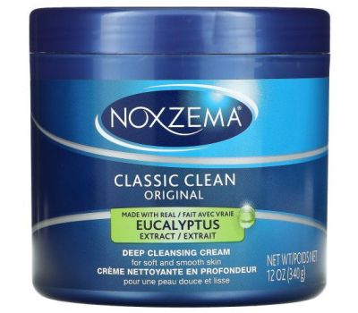 Noxzema, Classic Clean, Original Deep Cleansing Cream, Eucalyptus, 12 oz (340 g)