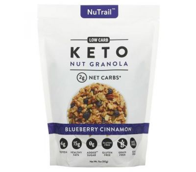 NuTrail, Keto Nut Granola, Blueberry Cinnamon, 11 oz (312 g)