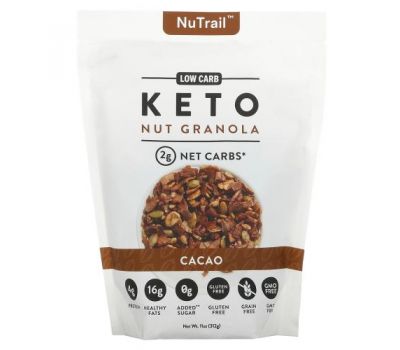 NuTrail, Keto Nut Granola, Cacao, 11 oz (312 g)