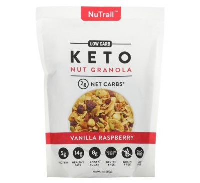 NuTrail, Keto Nut Granola, Vanilla Raspberry, 11 oz (312 g)