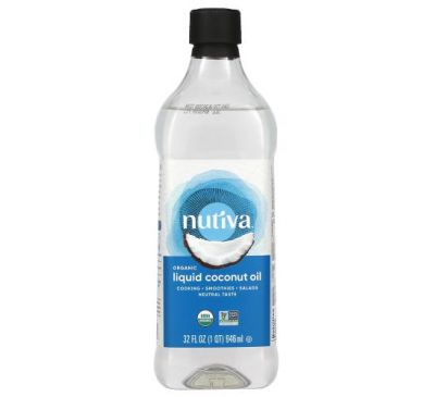 Nutiva, Органическое жидкое кокосовое масло, 946 мл (32 жидк. Унции)