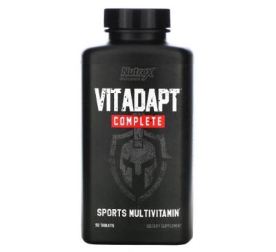 Nutrex Research, Vitadapt Complete, мультивитамины для занятий спортом, 90 таблеток