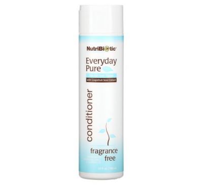 NutriBiotic, Everyday Pure Conditioner, Fragrance Free, 10 fl oz (296 ml)