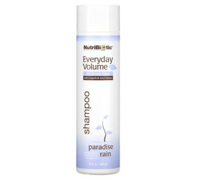 NutriBiotic, Everyday Volume Shampoo, Paradise Rain, 10 fl oz (296 ml)