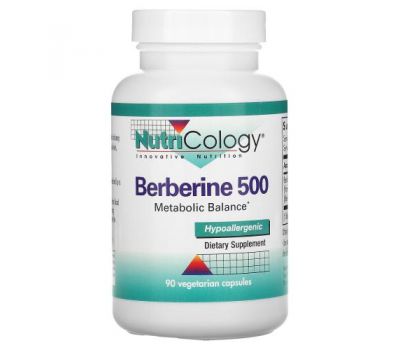 Nutricology, Berberine 500, 90 Vegetarian Capsules