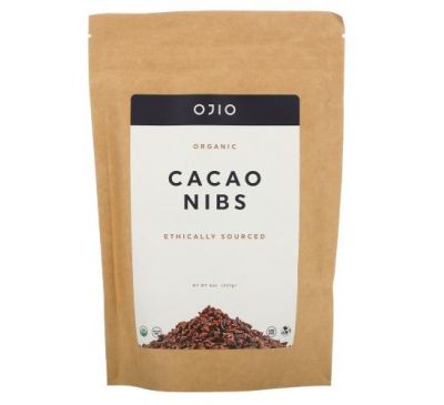 Ojio, Органические ядра какао-бобов, 227 г (8 унций)