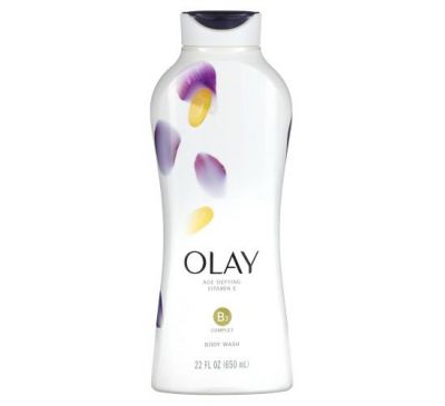 Olay, Age Defying Vitamin E Body Wash, 22 fl oz (650 ml)