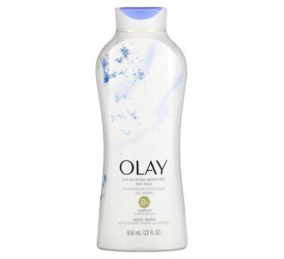 Olay, Daily Exfoliating Body Wash,  with Sea Salts, 22 fl oz (650 ml)