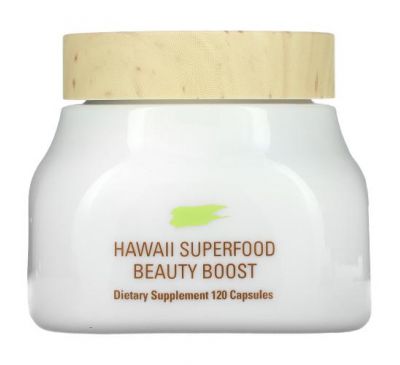 O'o Hawaii, Hawaii Superfood Beauty Boost, пищевая добавка, 120 капсул