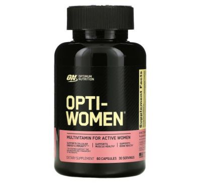 Optimum Nutrition, Opti-Women, комплекс для жінок, 60 капсул