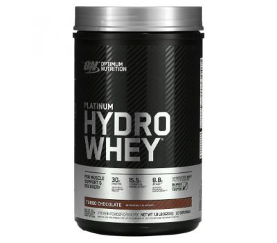 Optimum Nutrition, Platinum Hydro Whey, Turbo Chocolate, 1.75 lbs (795 g)