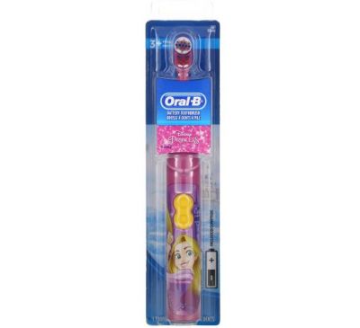 Oral-B, дитяча зубна щітка на батарейках, м’яка щетина, принцеса Діснея, 1 шт.