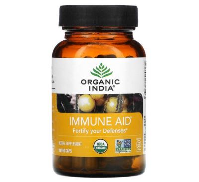 Organic India, Immune Aid, Fortify Your Defenses, 90 Veggie Caps