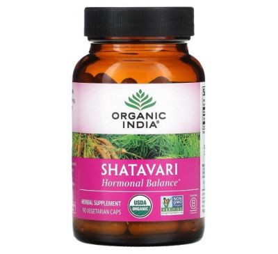 Organic India, Shatavari, 90 Vegetarian Caps