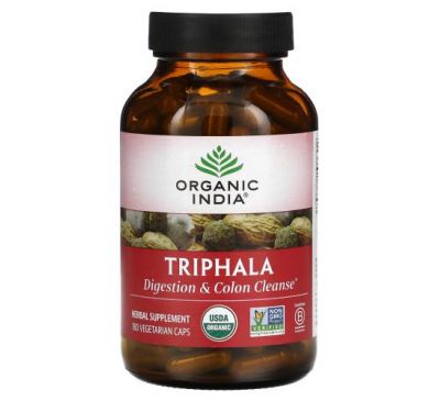 Organic India, Triphala, 180 Vegetarian Caps