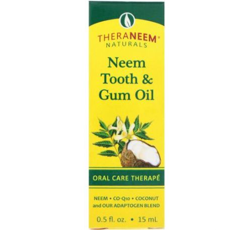 Organix South, TheraNeem Naturals, Neem Tooth & Gum Oil, Oral Care Therape, 0.5 fl oz (15 ml)