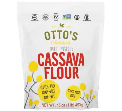 Otto's Naturals, Multi-Purpose Cassava Flour, 16 oz (453 g)