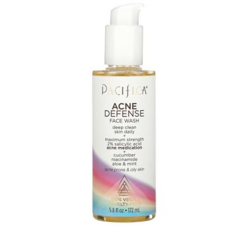 Pacifica, Acne Defense Face Wash, 5.8 fl oz (172 ml)