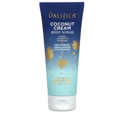 Pacifica, Coconut Cream, Body Scrub, 6 fl oz (177 ml)