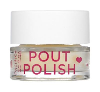 Pacifica, Pout Polish Gentle Lip Scrub, 0.63 oz (18 g)