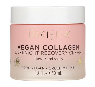 Pacifica, Vegan Collagen, ночной восстанавливающий крем, 50 мл (1,7 жидк. Унции)