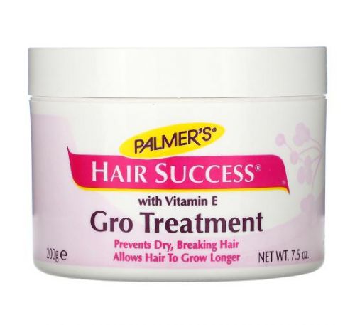 Palmer's, Hair Success, Gro Treatment, with Vitamin E, 7.5 oz (200 g)