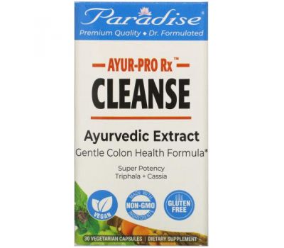 Paradise Herbs, AYRU-Pro Rx, очищение, 60 вегетарианских капсул