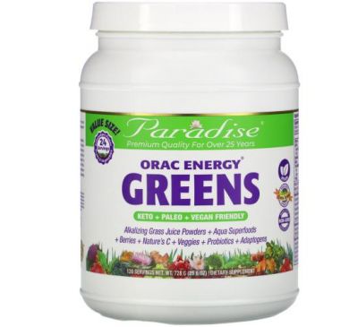 Paradise Herbs, ORAC-Energy Greens, 728 г (25,6 унции)