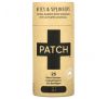 Patch, Natural Bamboo Strip Bandages with Activated Charcoal, Bites & Splinters, Black, 25 Eco Bandages