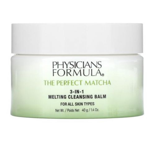Physicians Formula, The Perfect Matcha, 3-in-1 Melting Cleansing Balm, 1.4 oz (40 g)