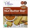 Plum Organics, Mighty Nut Butter Bar, Tots 15 Months & Up, Almond Butter, 5 Bars, 0.67 oz (19 g) Each