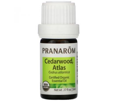Pranarom, Essential Oil, Cedarwood, Atlas, .17 fl oz (5 ml)