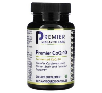 Premier Research Labs, Premier CoQ-10, Fermented, 50 Plant-Source Capsules