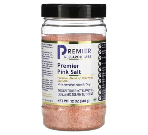 Premier Research Labs, Premier Pink Salt, 12 oz (340 g)