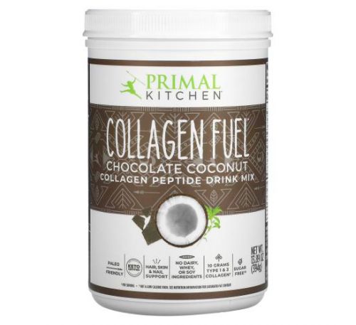 Primal Kitchen, Collagen Fuel, Chocolate Coconut, 13.89 oz (394 g)