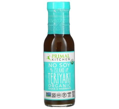 Primal Kitchen, Organic No Soy Sauce & Marinade, Island Teriyaki, 9.0 oz (256 g)